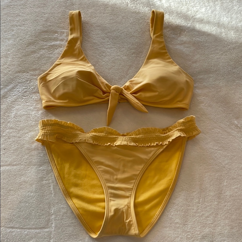 Hollister Yellow Bikini Set